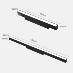 Track Lineaar Light Magneettinen upotettu kohdevalaisin 36V