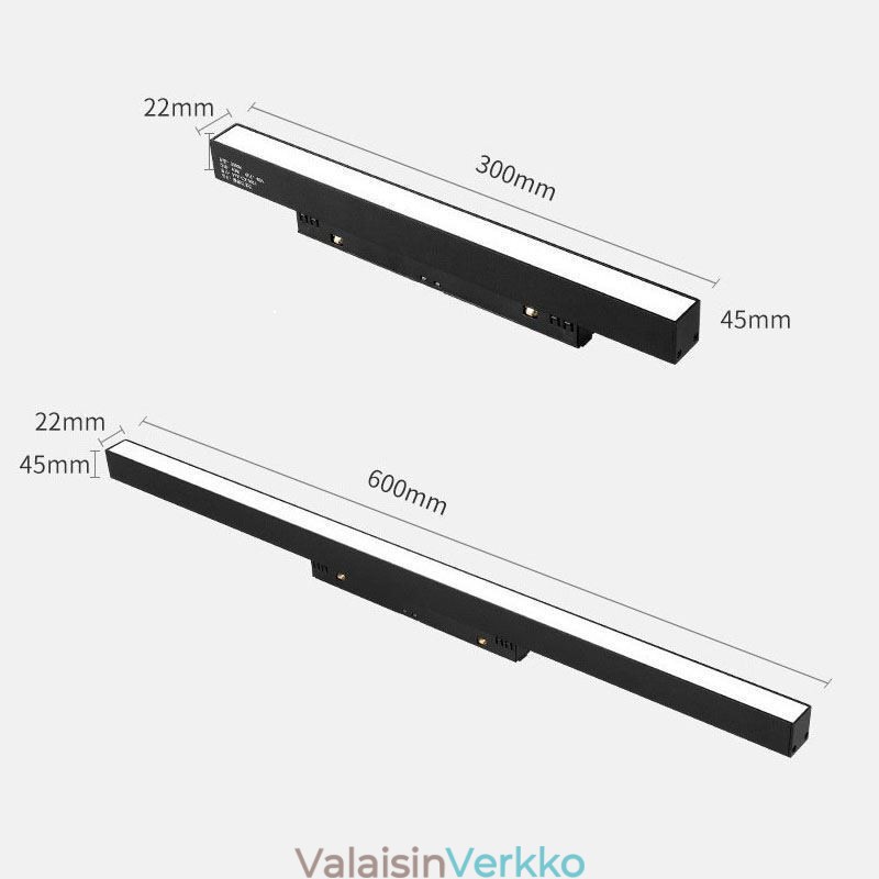 Track Lineaar Light Magneettinen upotettu kohdevalaisin 36V