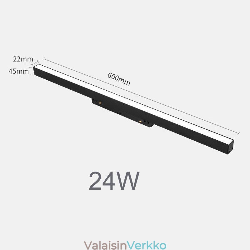 Track Lineaar Light Magneettinen upotettu kohdevalaisin 36V