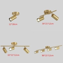 Nordic Brass uppoasennettu kattovalaisin