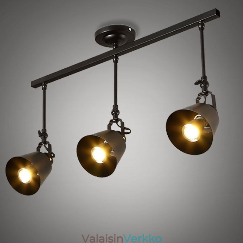 Maalaistyylinen rautainen kohdevalo maaseudun vintage kattovalaisin