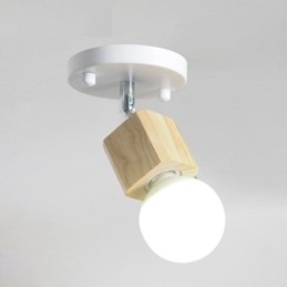 Yksinkertainen Mini Spotlight Moderni valkoinen kattovalo (yksi valo)
