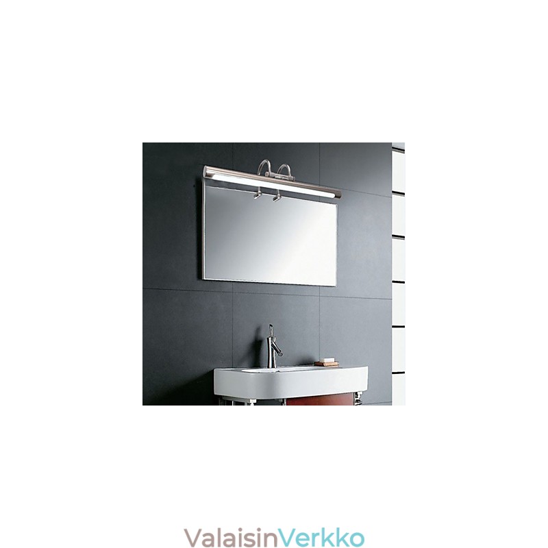 Ruostumattomasta teräksestä valmistetut peilivalot Akryyli Kylpyhuoneen Seinävalaisimet Meikkivalot Kylmä Valkoinen Lämmin Valkoinen (Koko: 57X13.5X15)