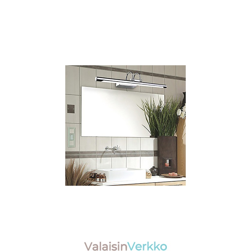 Ruostumattomasta teräksestä valmistetut peilivalot Akryyli Kylpyhuoneen Seinävalaisimet Meikkivalot Kylmä Valkoinen Lämmin Valkoinen (Koko: 57X13.5X15)