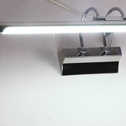 Ruostumattomasta teräksestä valmistetut peilivalot Akryyli Kylpyhuoneen Seinävalaisimet Meikkivalot Kylmä Valkoinen Lämmin Valkoinen (Koko: 57X13.5X15)