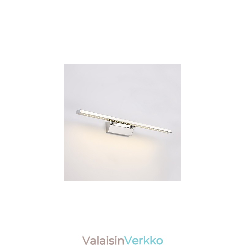 Kylpyhuoneen valaistus moderni nykyaikainen metalli