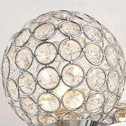 Kristalliset seinävalaisimet modernia nykymetallia