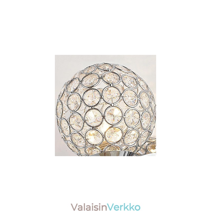 Kristalliset seinävalaisimet modernia nykymetallia