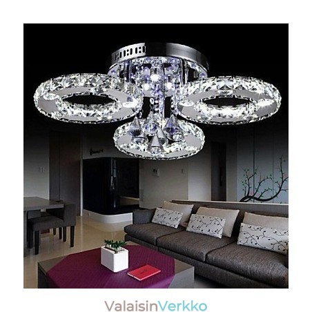 Moderni nykyaikainen Crystal Chrome -tasoteline Moderni nykyaikainen Crystal Chrome -tasoteline