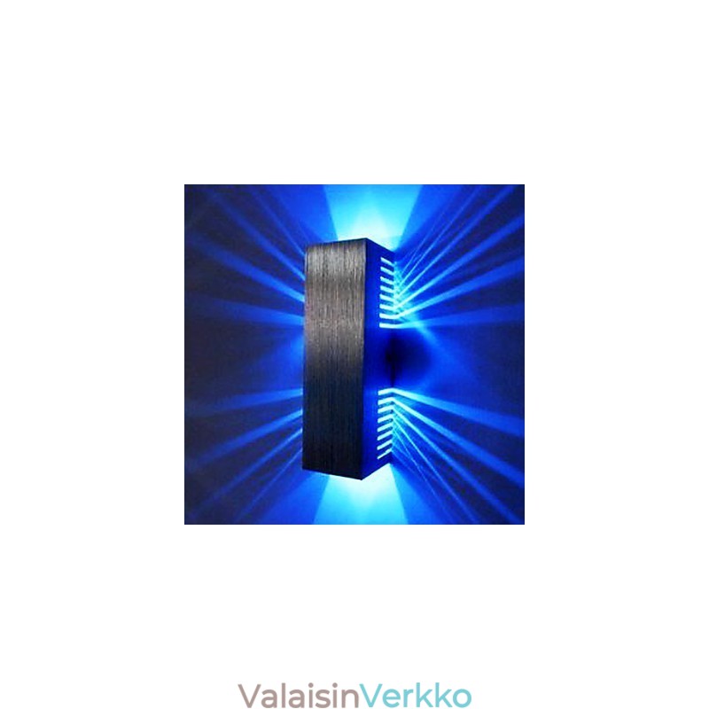 Moderni seinävalaisin, jossa on 2 kuutio sävyä