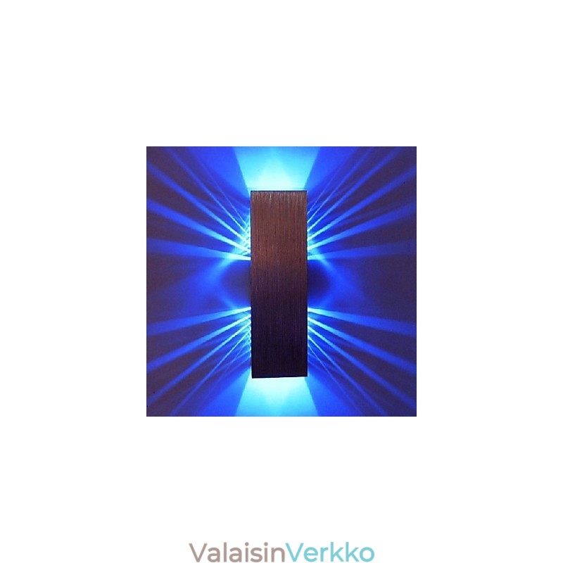 Moderni seinävalaisin, jossa on 2 kuutio sävyä