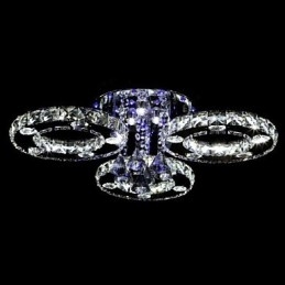 Moderni nykyaikainen Crystal Chrome -tasoteline