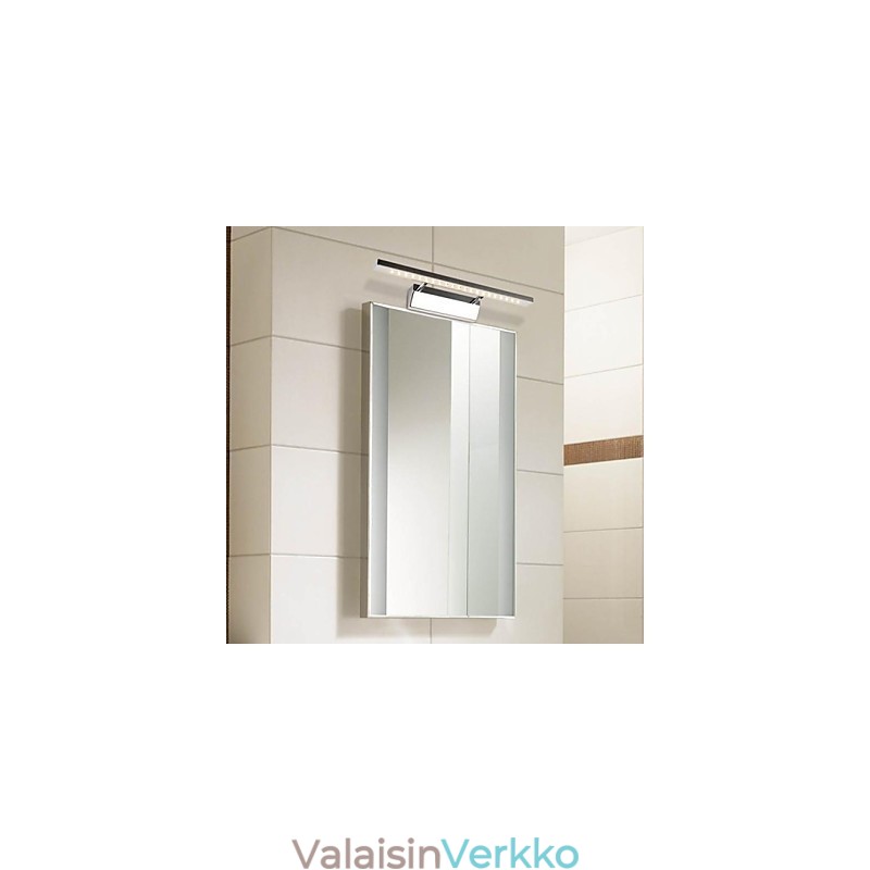 Kylpyhuoneen valaistus moderni nykyaikainen metalli