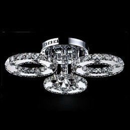 Moderni nykyaikainen Crystal Chrome -tasoteline