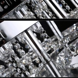 Moderni nykyaikainen Crystal Chrome -tasoteline