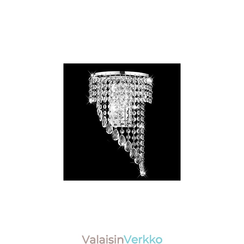 Crystal Flush Mount seinävalaisimet Moderni nykyaikainen metalli
