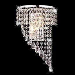 Crystal Flush Mount seinävalaisimet Moderni nykyaikainen metalli
