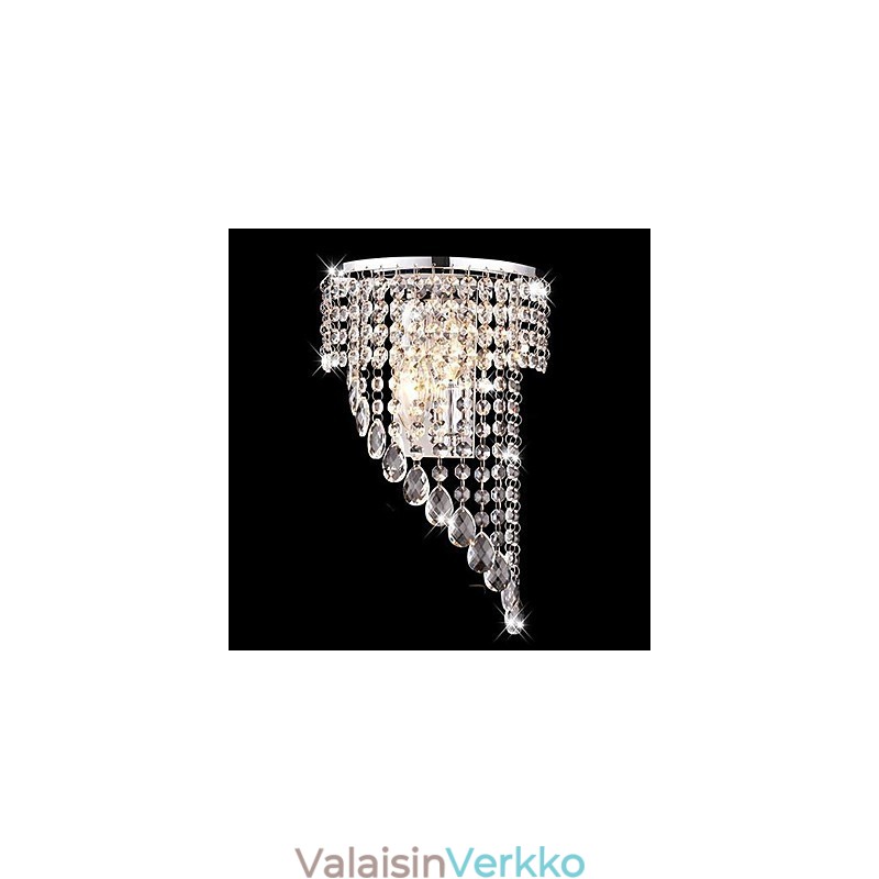 Crystal Flush Mount seinävalaisimet Moderni nykyaikainen metalli