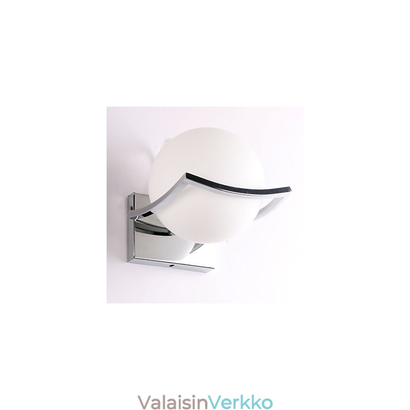 Lasiset seinävalaisimet modernia nykymetallia