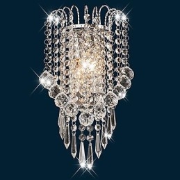 Crystal Flush Mount seinävalaisimet Moderni nykyaikainen metalli