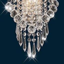 Crystal Flush Mount seinävalaisimet Moderni nykyaikainen metalli
