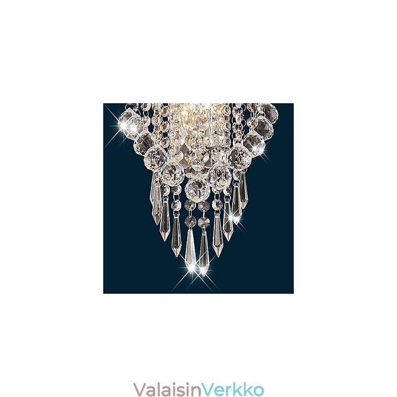 Crystal Flush Mount seinävalaisimet Moderni nykyaikainen metalli
