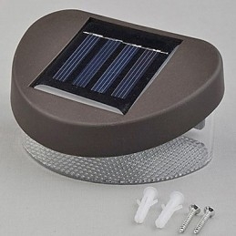 Valkoinen valo Solar Light Polku Seinä Maisema Mount Puutarha Aidan valo