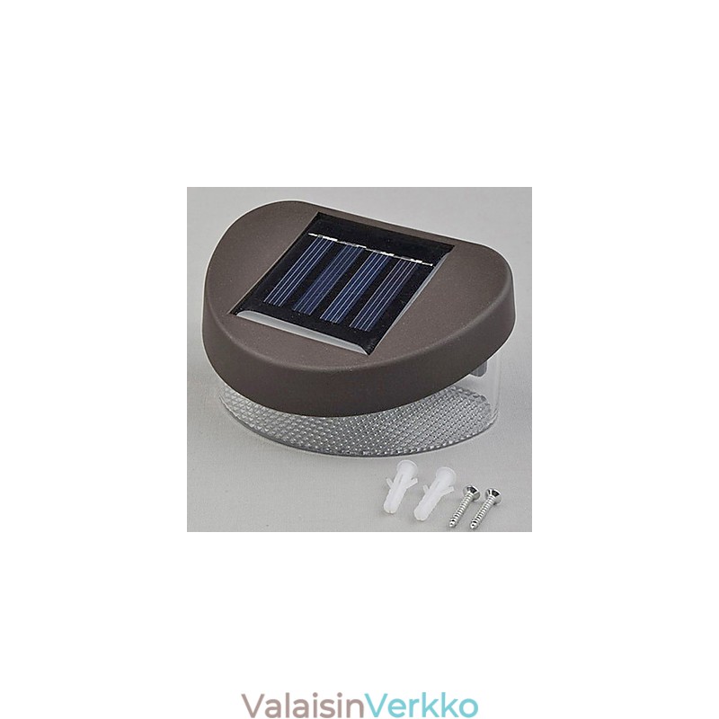 Valkoinen valo Solar Light Polku Seinä Maisema Mount Puutarha Aidan valo