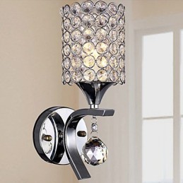 Seinävalaisimet Crystal Modern Contemporary Metal