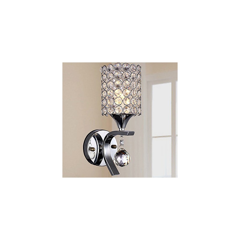 Seinävalaisimet Crystal Modern Contemporary Metal