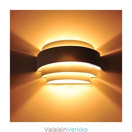 Uppoasennettava seinävalaisin Moderni nykyaikainen metalli