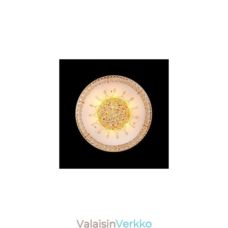 Pyöreä Crystal Absorb Dome Light kattolampun halkaisija 80cm Sisältää 15 polttimoa