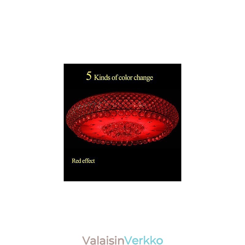 Pyöreä Crystal Absorb Dome Light kattolampun halkaisija 80cm Sisältää 15 polttimoa