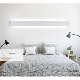 Pitkät modernit nykyaikaiset seinävalaisimet ja lamput sisätilojen metalliseen seinävalaisimeen IP 44 kylpyhuoneeseen, makuuhuoneeseen, olohuoneeseen