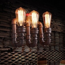 Seinävalaisimet Mini Style Rustic Lodge Metal