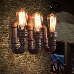 Seinävalaisimet Mini Style Rustic Lodge Metal