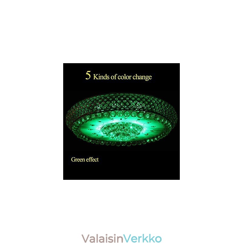 Pyöreä Crystal Absorb Dome Light kattolampun halkaisija 80cm Sisältää 15 polttimoa