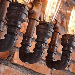 Seinävalaisimet Mini Style Rustic Lodge Metal