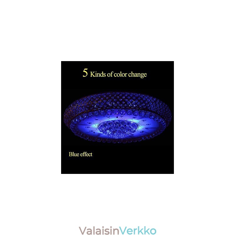 Pyöreä Crystal Absorb Dome Light kattolampun halkaisija 80cm Sisältää 15 polttimoa