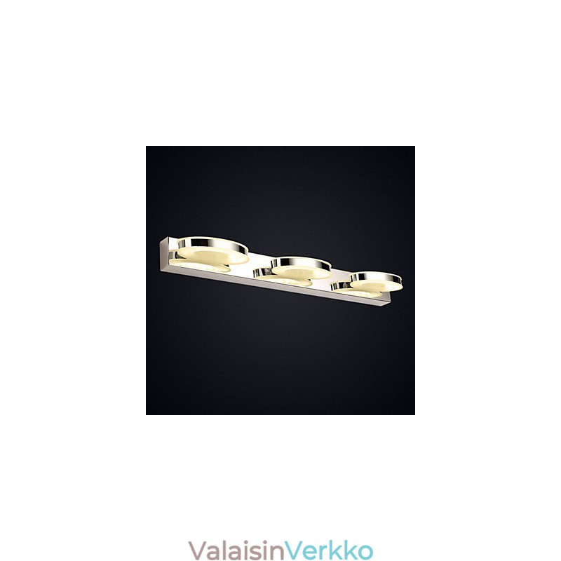 Kylpyhuoneen valaistus moderni nykyaikainen metalli