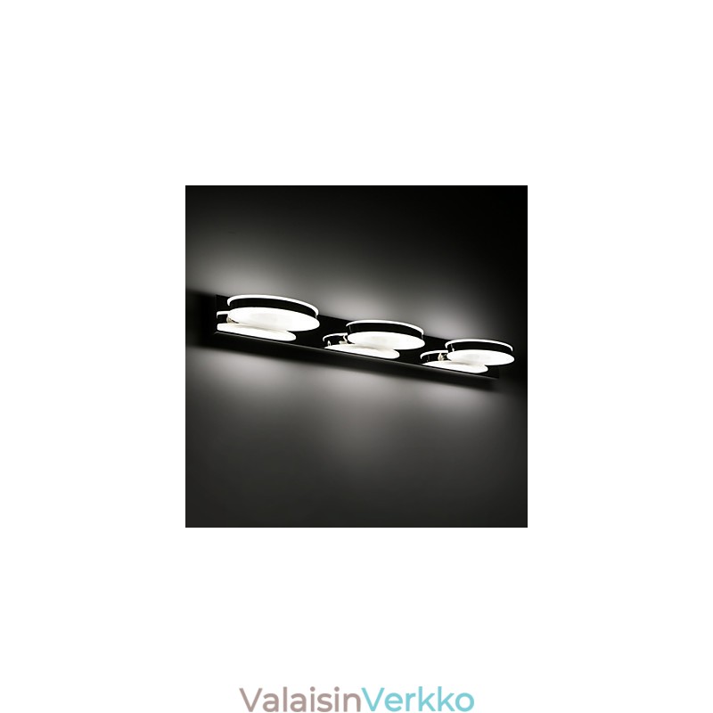 Kylpyhuoneen valaistus moderni nykyaikainen metalli