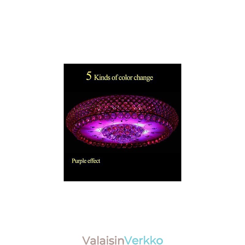 Pyöreä Crystal Absorb Dome Light kattolampun halkaisija 80cm Sisältää 15 polttimoa