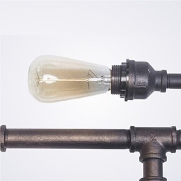 Vintage teollisuusseinälamppu Kylpyhuone Keittiö Ruokailu Pipe Edison Light Luxury Ruokailu Baarilamput Lamparas FJ DB2 014A0