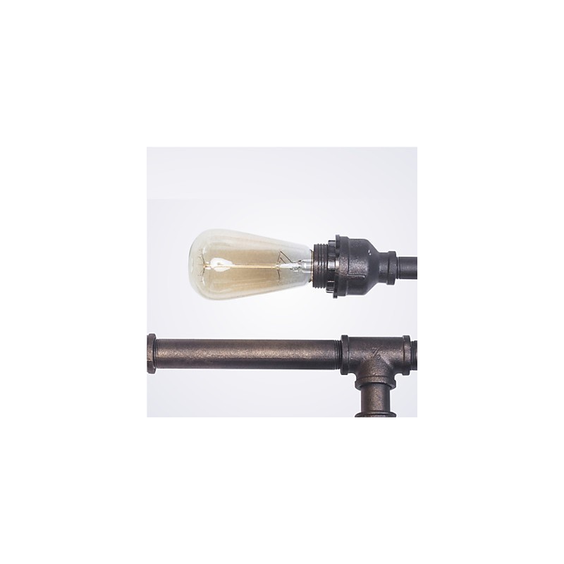 Vintage teollisuusseinälamppu Kylpyhuone Keittiö Ruokailu Pipe Edison Light Luxury Ruokailu Baarilamput Lamparas FJ DB2 014A0
