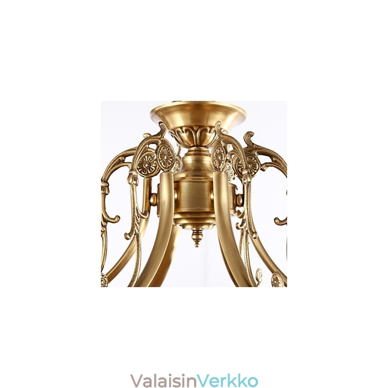 Perinteinen Klassinen Rustic Lodge Brass Metal Upload Mount