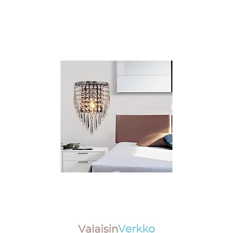 Puolipyöreä seinävalaisin Crystal Feature