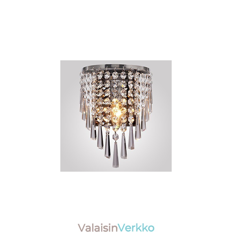 Puolipyöreä seinävalaisin Crystal Feature