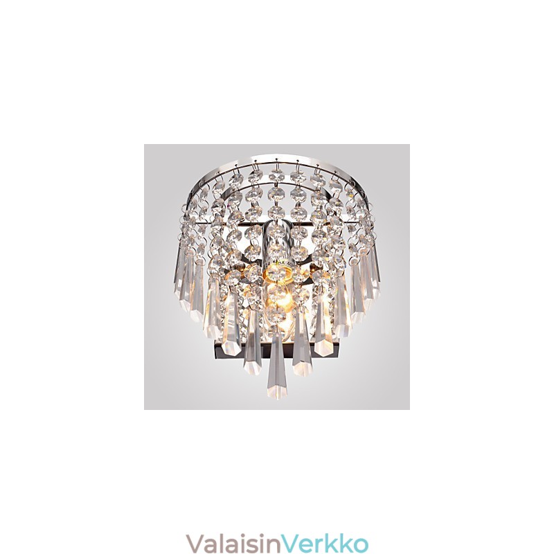 Puolipyöreä seinävalaisin Crystal Feature