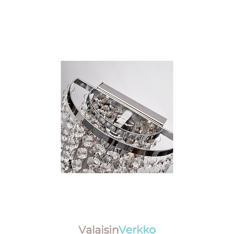 Puolipyöreä seinävalaisin Crystal Feature