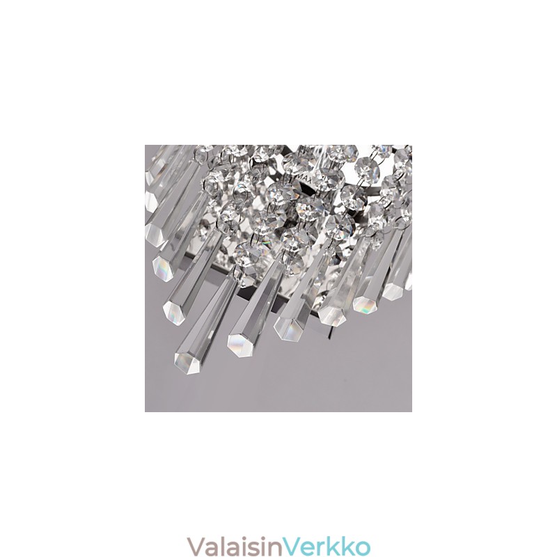 Puolipyöreä seinävalaisin Crystal Feature